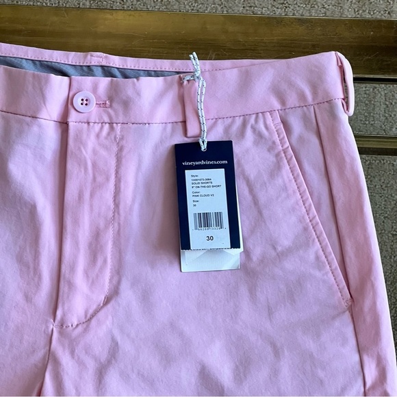 Vineyard Vines Men's Light Pink Flat Front Shorts - Picture 2 of 10